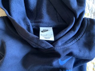 Sudadera Nike Azul con Capucha. Talla XL de niño.