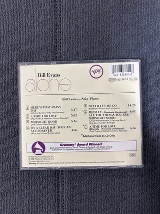 Bill Evans - Alone CD Jazz