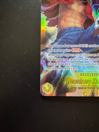 Monkey D. Luffy OP15-119ER Carta