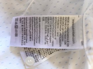 Camisa Calvin Klein Hombre Blanca Estampada