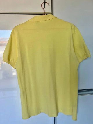 Polo Lacoste Amarillo Original, 100% Algodón