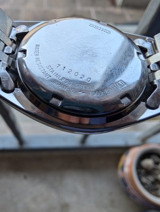Orologio Seiko Automatico Giallo Uomo