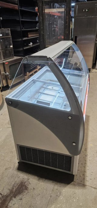 Vitrina expositora de helados