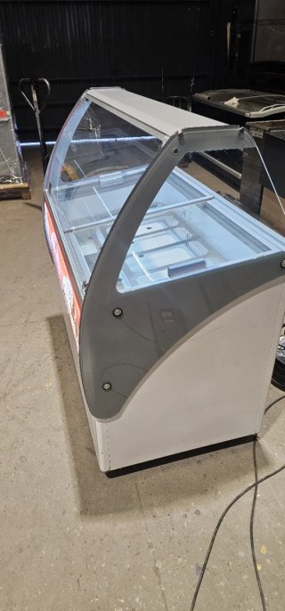 Vitrina expositora de helados