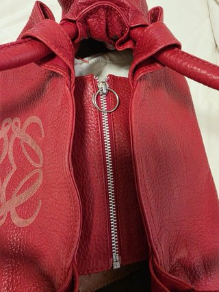 Bolso Loewe Rojo Piel