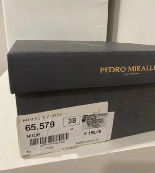 Zapatos de tacón beige/rosa para fiesta