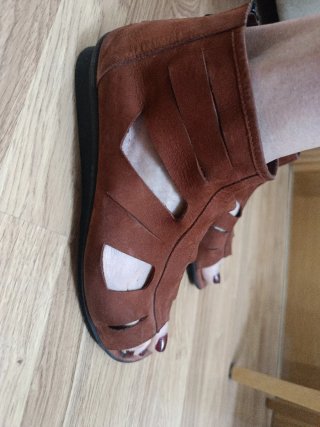 Sandalias gladiador Arche piel marrón