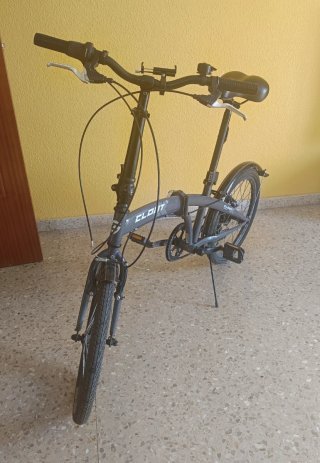 Bicicleta pieghevole CLOOT grigia
