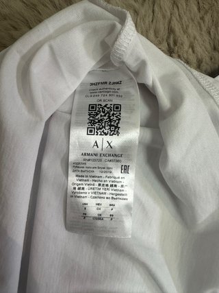Polo Armani Exchange A|X Tricolor Cremallera