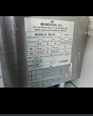 ✅✅Barbacoa Gas Mundigas BS-25✅