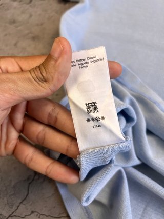 Polo Fred Perry Vintage Raya Azul Blanco