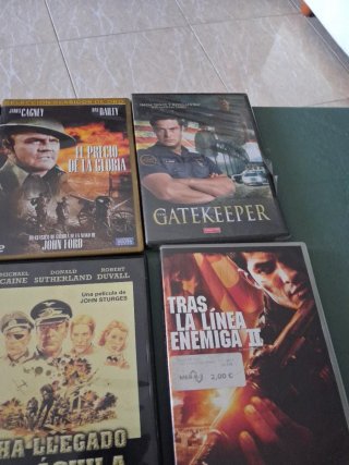 Lote 9 DVD Bélicos (Historia/Guerra)
