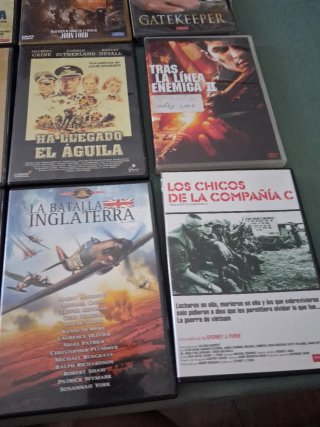 Lote 9 DVD Bélicos (Historia/Guerra)