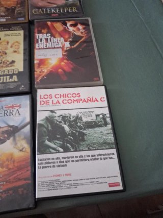 Lote 9 DVD Bélicos (Historia/Guerra)