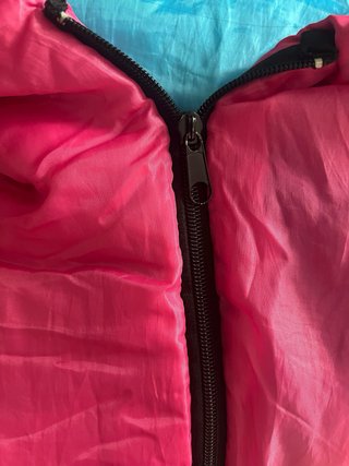 Saco de dormir rosa y azul