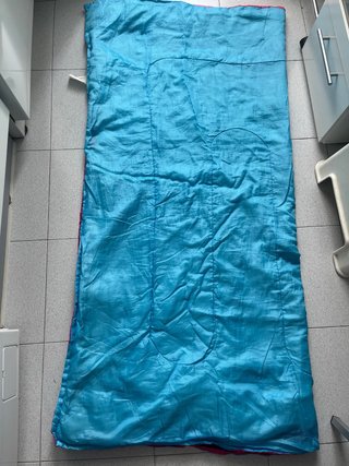 Saco de dormir rosa y azul