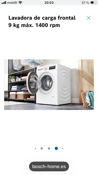Lavadora Bosch Serie 6 WUU28T66ES