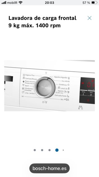 Lavadora Bosch Serie 6 WUU28T66ES