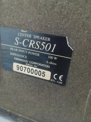 Amplificador JVC con 2 Altavoces