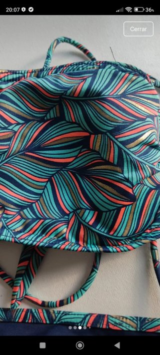 Bikini Olaian Talla M Estampado Hojas