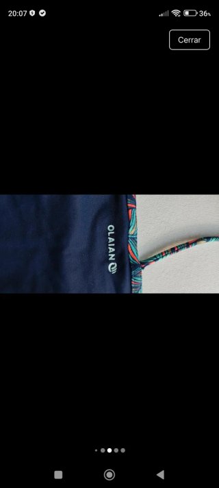 Bikini Olaian Talla M Estampado Hojas