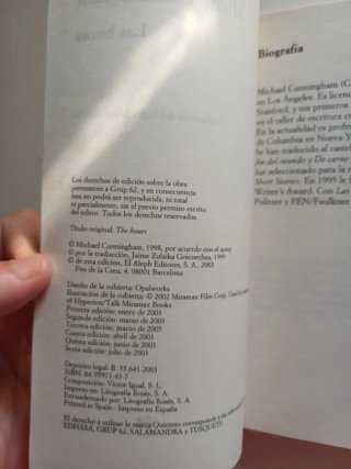 Las Horas - Michael Cunningham