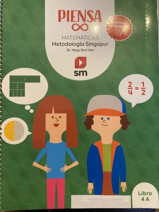 Matemáticas. Metodología Singapur LIBRO 4A de SM