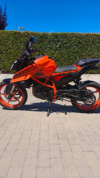 KTM Duke 390 2025 Naranja Negra