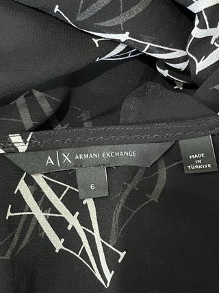 Vestido Armani Exchange Negro Talla M