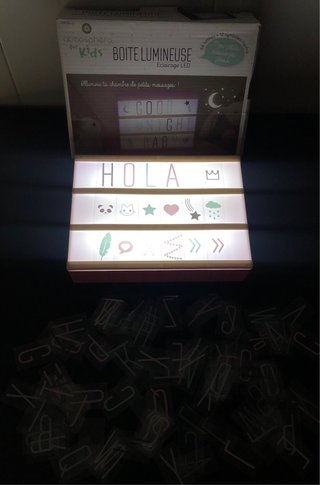 Caja de luz LED infantil Atmosphera