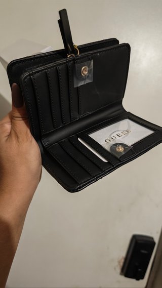ORIGINAL Billetera Guess Negra Original