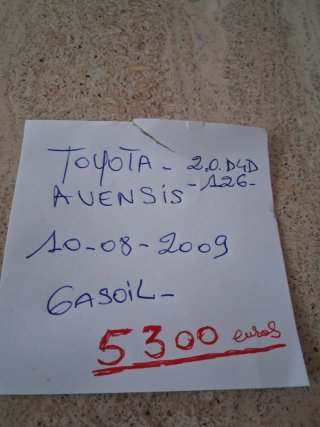 Toyota Avensis 2009