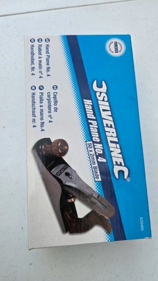 Cepillo carpintero Silverline nº 4