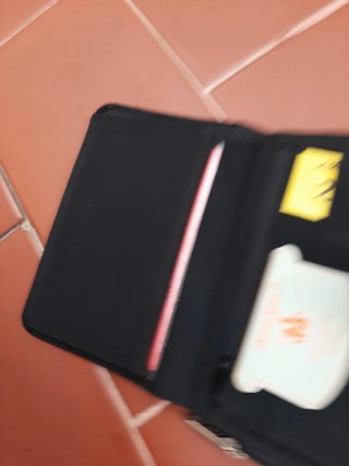 Cartera chica/tarjetero David Jones negra
