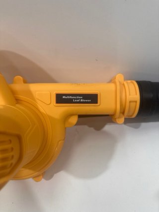 Soplador de hojas eléctrico compacto amarillo