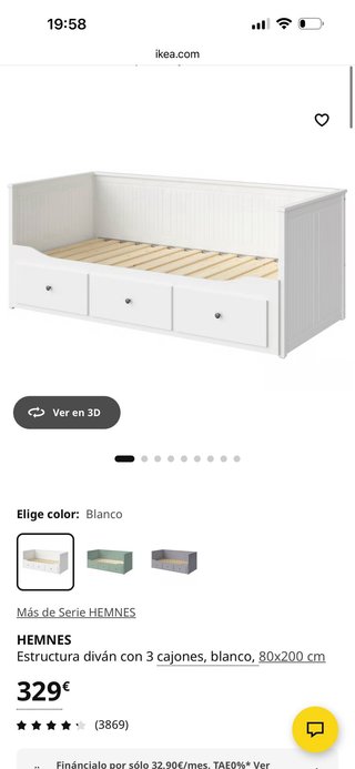 Diván Cama Nido Hemnes Ikea