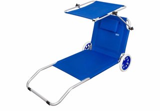 Tumbona AKTIVE Plegable con Ruedas