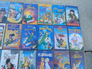Lote VHS Disney y Animación Clásica