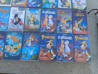 Lote VHS Disney y Animación Clásica