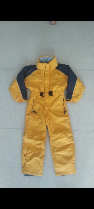 Mono de esquí infantil Quechua amarillo