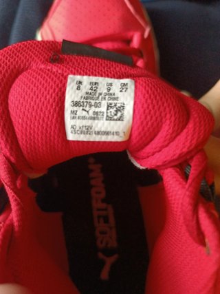 Zapatillas Baloncesto Puma Talla 42 Rojas