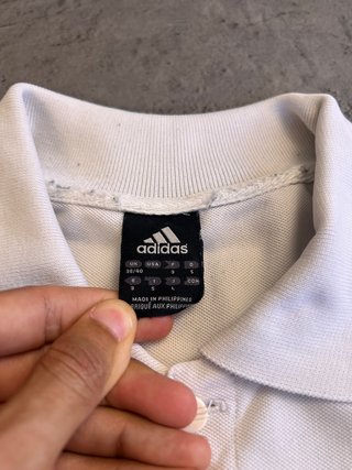Polo Adidas Y2K DJK Blanco/Negro Retro