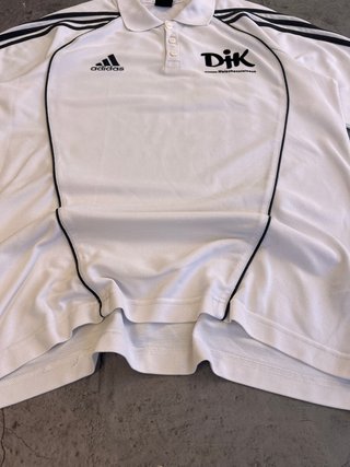 Polo Adidas Y2K DJK Blanco/Negro Retro
