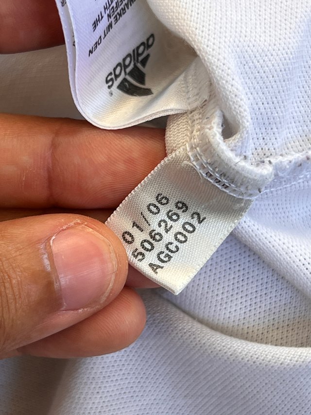 Polo Adidas Y2K DJK Blanco/Negro Retro