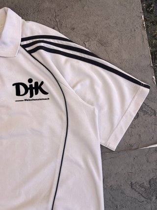 Polo Adidas Y2K DJK Blanco/Negro Retro
