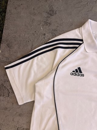 Polo Adidas Y2K DJK Blanco/Negro Retro