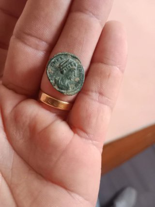 Moneda Romana Antigua elena