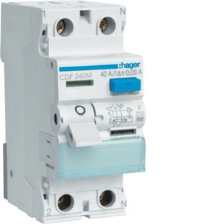 Interruptor Diferencial Hager CDF 240M 40A