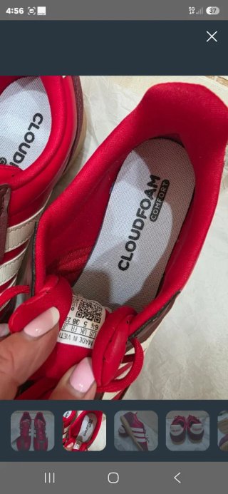 Zapatillas Adidas Rojas y Marrones Nuevas