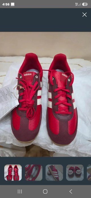 Zapatillas Adidas Rojas y Marrones Nuevas